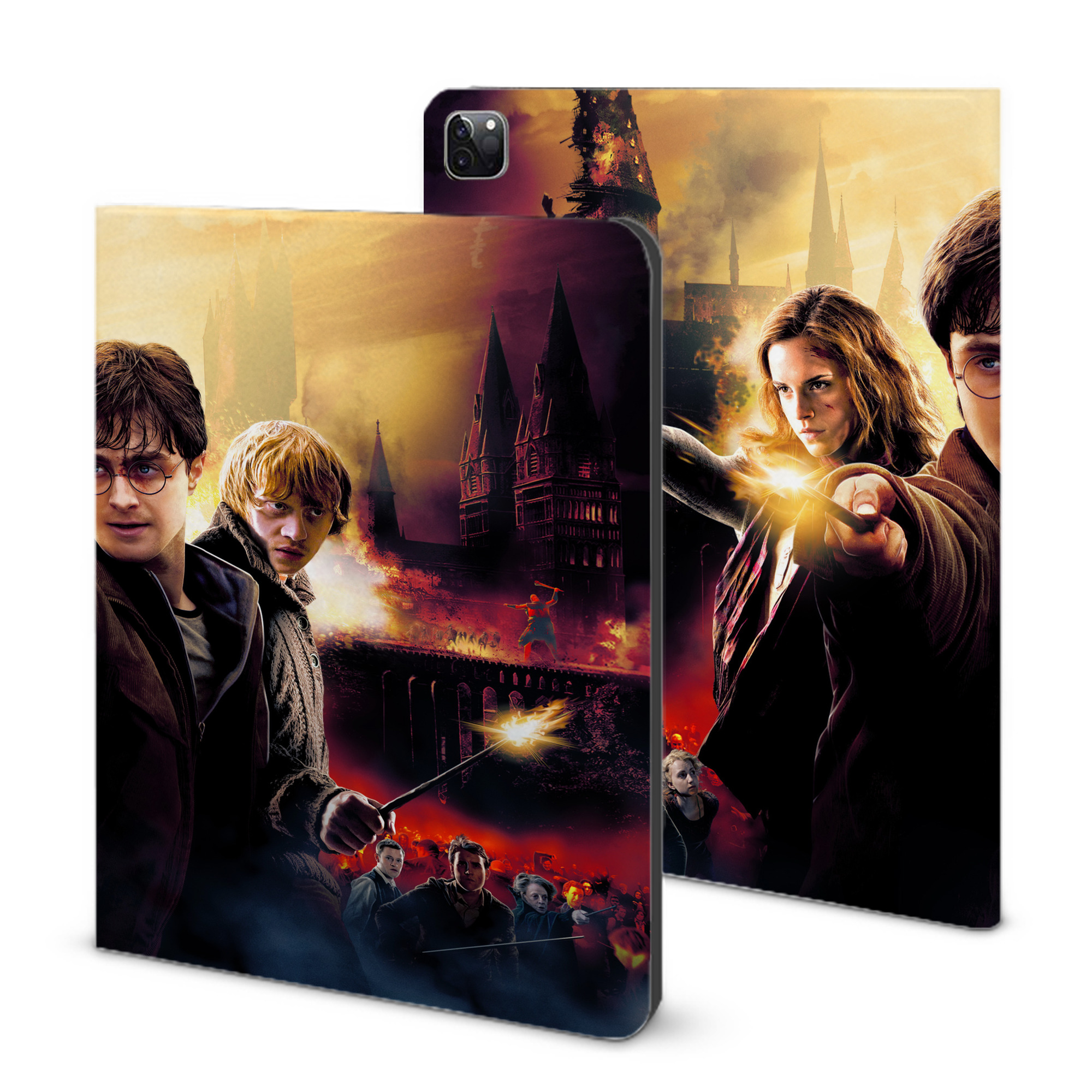 （画像用） Harry Potter ハリー・ポッターシリーズ IPad ケース ブック型 PUレザー TPU 耐衝撃 軽量 薄型 ペン収納なし 全面保護 IPad 各モデル対応